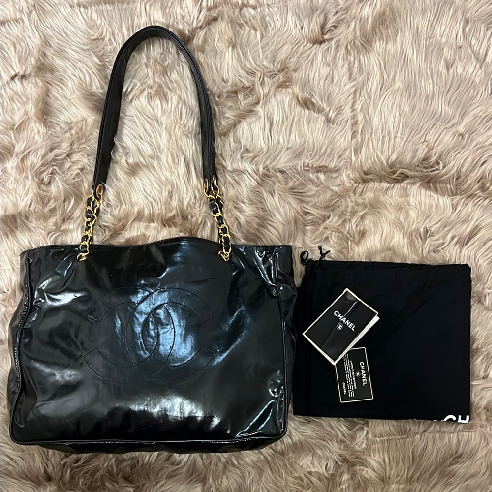 Chanel Patent Tote Bag